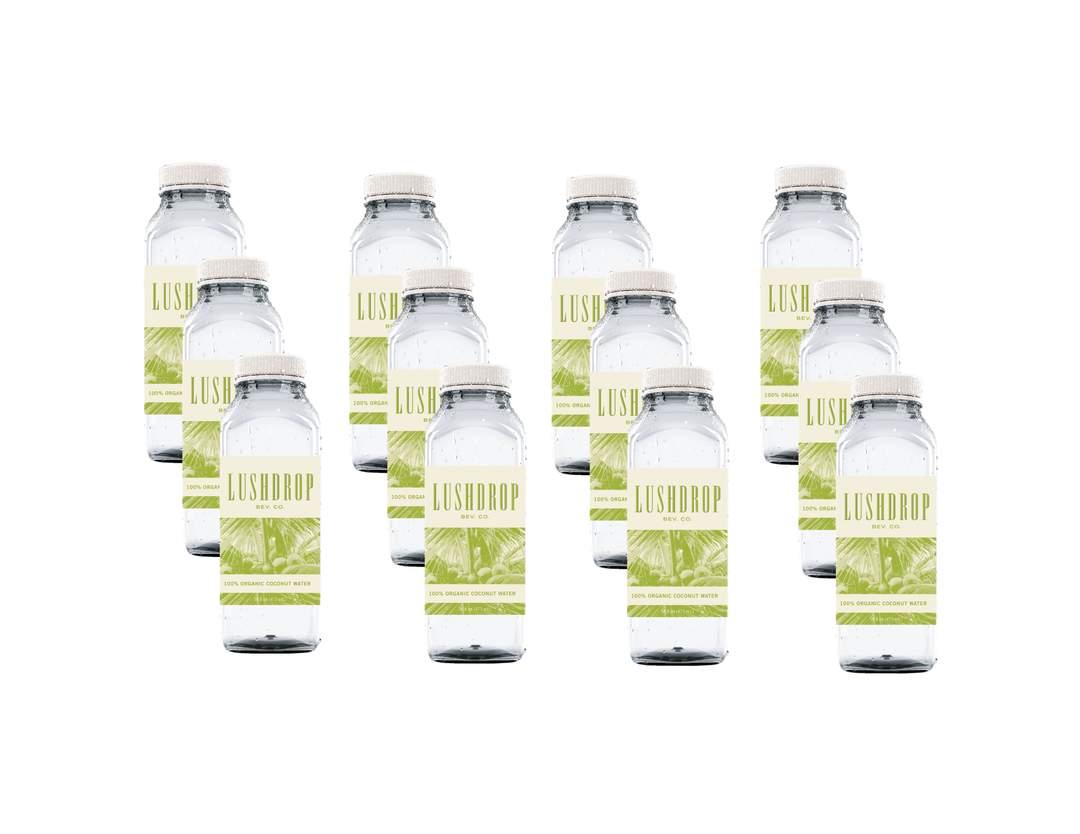 Lushdrop Natural 100% Organic Coconut Water Case