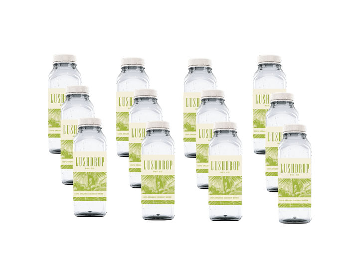 Lushdrop Natural 100% Organic Coconut Water Case